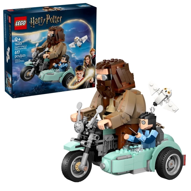 LEGO Harry Potter Hagrid & Harry's Motorcycle Ride 76443 Ensemble de construction (617 pièces)