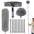 thumbnail image 3 of Telescopic Extension Pole Duster Cleaning Kit for High Ceiling Fans Windows Walls and Lampshades, 3 of 6
