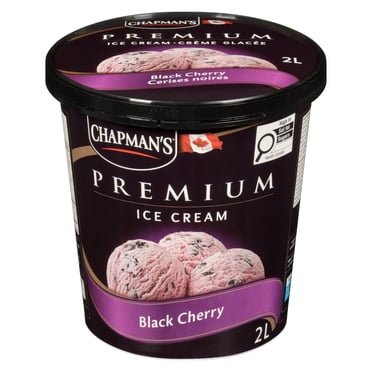 Chapman's Premium Black Cherry Ice Cream in a Tub, 2L