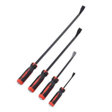 Kit de Barre de Levier de Pneu de Voiture, Ensemble de Barre de Levier à Pointe Inclinée 60HRC 8 Po 12 Po 18 Po 24 Po 4 Pcs Acier Alliage de Vanadium pour Usine