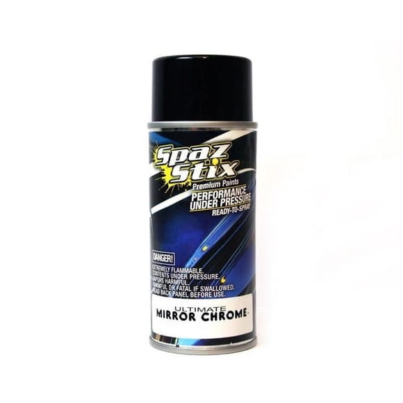 Spaz Stix SZX10009 Ultimate Mirror Chrome Aerosol Paint - 3.5 oz