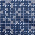 thumbnail image 1 of oneOone Velvet Royal Blue Fabric Striped Line Sewing Material Print Fabric By The Yard 58 Inch Wide, 1 of 5