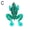 C, variante sur Leurre de Pêche Simulé en Forme de Grenouille Souple, Appât à Hameçon Simple Réaliste pour Achigan Noir et Brochet, Surface Réaliste en Silicone, 5,2 g, 6 cm, Vert/brun