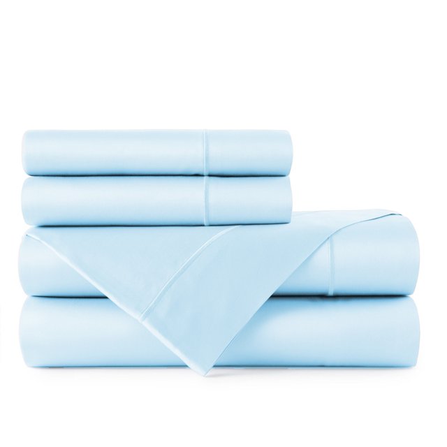Casa Platino Set de Draps en Coton 100% Égyptien 600
