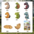 thumbnail image 3 of Simulation Dinosaur Toy Cub Model Hatching Dinosaur Set Children's Holiday Gift, 3 of 8