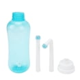 thumbnail image 2 of Bidet de Voyage Portatif, Récipient de Lavage Vaginal Apaisant, Forte Résistance au Vieillissement, Bidet Portable Réutilisable, Haute Robustesse pour Hôtel, pour Femmes, Bleu, Tête Droite 500 ml, 2 of 7