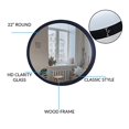 thumbnail image 4 of Mirrorize Canada IMP8435 Miroir Rond de 22 Po&44; Noir, 4 of 7