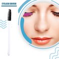 thumbnail image 4 of serony 50 Pieces Eyelash Cleansing Brush One-Off Mascara Wands Makeup Brushes Excellent Workmanship Cosmetic Accessories for Extensions type12, 4 of 5