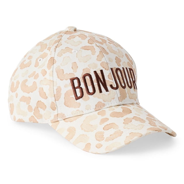 Time and Tru Women's Printed Cotton Baseball Cap