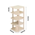 thumbnail image 3 of Vaidha Rack Shoe Organizers For Closet Plastic Shoe Storage Box For Entryway Living Room Sturdy Stackable Sneakers Cabinet Bins, 3 of 8