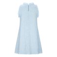 thumbnail image 5 of zanvin Robes d'Invitée de Mariage pour Femmes, Robe d'Été Unie pour Femmes Style Frais Couleur Unie Débardeur en Dentelle Brodée à Col Rond, 5 of 5