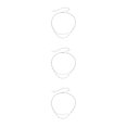 thumbnail image 3 of relayinert Silver Wide Application Chain Belt For Versatile Dressing Waist Chain Belt Chain Belt Y2K Body Chain 3Set, 3 of 6
