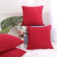 thumbnail image 4 of Unique Bargains Housse de Coussin Décorative à Rayures Maïs en Polyester, 4 Pcs, pour Sofa, 4 of 10
