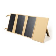 Portable 60W Solar Charger with Foldable Design - 18V Outdoor Power Bank for Phones and Devices, Multi-Connector Compatibility, Lightweight and Waterproof, Ideal for Camping and Travel - Available in