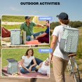 thumbnail image 5 of Vintage Checkered Cooler Backpack - 20L Insulated Soft Cooler Bag with Long-Lasting Cold Retention for Camping, 5 of 5