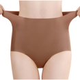 thumbnail image 1 of MeetoTime Seamless High Waisted Underwear Stretchy No Show Briefs Comfortable Full Coverage Panties, 1 of 4