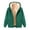Green fleece lined hoodie, variant on CFLVAEK Sherpa Fleece Lined Hoodies for Women Thick Winter Warm Hooded Jackets Cozy Full Zip Up Hoodie Sweatshirts Solid Color Long Sleeve Fall Sweatshirt with Pockets Red L