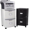 thumbnail image 3 of Storex 2-Drawer Filing Cabinet+Lock And casters/Black-Teal, 3 of 6