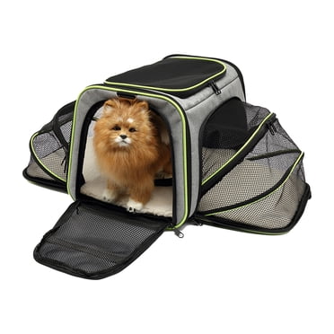 Amdohai Sac de Transport Portable pour Animal de Compagnie avec Poignée Zippée et Poches, Transporteur pour Chat