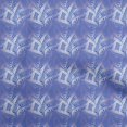 thumbnail image 1 of oneOone Polyester Spandex Medium Blue Fabric Leaves Sewing Craft Projects Fabric Prints By Yard 56 Inch Wide, 1 of 5