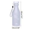 PEONAVET Water Bottle 550ml Bottle Plastic Cup Transparent Matte Portable Not Easy To Break Water Cup Outdoor Sports Travel Water Bottle Portable Leak-proof