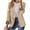 502_Khaki, variant on Winter Jackets for Women Women's Long Sleeve Lapel Open Front Button Work Jackets With Pockets Women's Blazers coats jackets vests White L