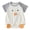Grey, variant on sertiohcv Newborn Baby Girl Clothes Infant Boys Girls Short Sleeve Cartoon Duck Prints Romper Newborn Bodysuits Jumpsuit Clothes Brown Size for 6-12 Months