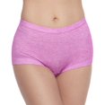 thumbnail image 1 of Maidenform Shorty en Coton pour Femmes, 9, Quartz Magenta Chiné, 1 of 1