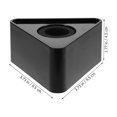 thumbnail image 2 of Milisten 2 Pcs Logo de Microphone d'Entrevue Portable en ABS Moulé par Injection en Forme de Triangle Drapeau de Station Logo (Noir), 2 of 5