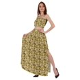 thumbnail image 3 of Bimba 2 Pcs Robe de Plage Aguichant pour Femmes Imprimée Smockée Crop Top & Longue Jupe Ensemble, 3 of 7