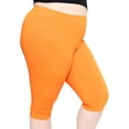 thumbnail image 1 of Stretch Is Comfort Women's Plus Size Knee Length Leggings| Adult X-Large - 7x, 1 of 5