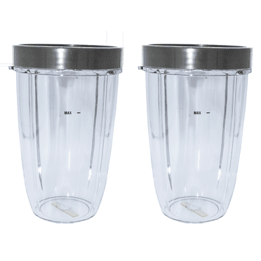 Blendin Pièces de Rechange, Compatible avec Nutribullet Mélangeur Extracteur de Jus 600W et 900W (2 Grands 2 Anneaux à Lèvres)