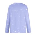 thumbnail image 4 of Chandail en Molleton de Noël pour Femmes 2023 Hiver Sexy Col Rond Imprimé Manches Longues Blouse Régulière en Solde, 4 of 6