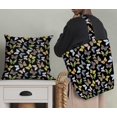 thumbnail image 5 of Soimoi Black Poly Georgette Fabric Colorful Butterfly Print Fabric by Yard 42 Inch Wide, 5 of 5