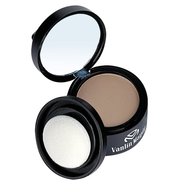Dark Brown Light Brown Light Brown Natural Black Root Up Instantly Gray Hair Coverage Hairline Powder Root Cover Up Conceal Hair Loss For Women Men Hair Fibers For Thinning,Brown Polyester Hair Care