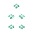 thumbnail image 3 of relayinert 50pcs/set Texture Douce Apparence Réaliste - Affichages Superbes Texture Douce Cyan 4.5cm 5Set, 3 of 6