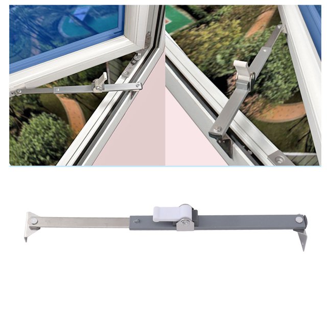 Charnières de Fenêtre, Casement Fenêtre Reste Casement Fenêtre Accolade, Casement Fenêtre Bouchon, Charnières en Acier Inoxydable de Rester de Friction avec des Vis, Support Coupe-Vent & Base Fixe Inclinée