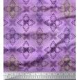 thumbnail image 3 of Soimoi Poly Georgette Fabric Texture & Damask Ethnic Print Sewing Fabric Yard 52 Inch Wide, 3 of 3