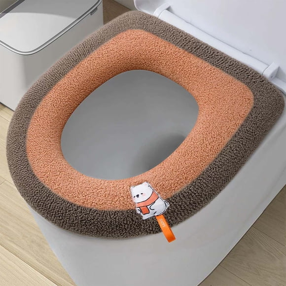 16.53"x14.56" Bathroom Seat Cover Comfortable Toilet Seat, Toilet Pad Household Toilet Seat Cushion, Washable Toilet Mat for Four Season