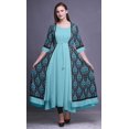 thumbnail image 2 of Bimba Printed Anarkali DressForWomen Long Flared Kurti Chic Style Ethnic Kurta, 2 of 6