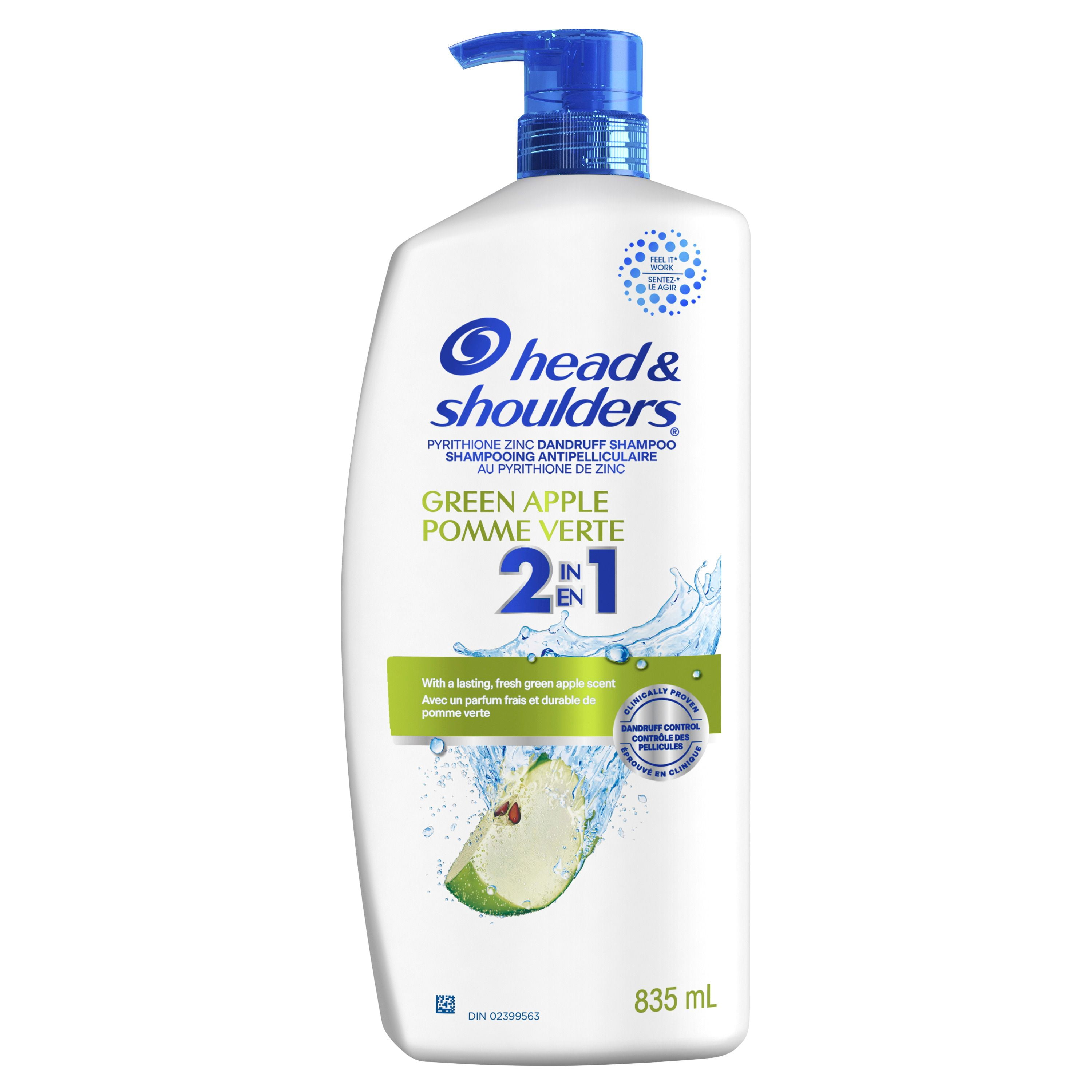 Head & Shoulders Pomme Verte 2-en-1 Shampooing + Revitalisant