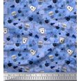 thumbnail image 1 of Soimoi Rayon Fabric Hot Coffee Beverages Decor Fabric Printed Yard 42 Inch Wide, 1 of 3