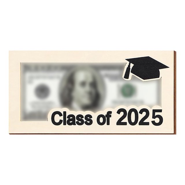kyusrd Home Office Decor Specials!2025 Graduation Season Wallet Cash Clip Personalized Wallet Gift Giving