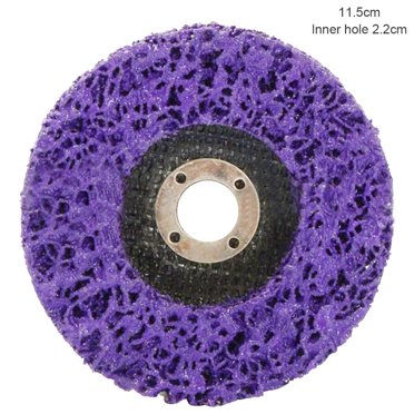5pcs Sanding Wheel Paint Rust Removal removal sanding wheel Grinding Disc Stainless Steel Polishing Wheel, Purple, 115mm, 22mm Inner Hole