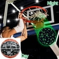 thumbnail image 4 of HOLOGRAPHIC REFLECTIVE GLOWING BASKETBALL Basketball Reflective Composite Leather Basketball Indoor And Outdoor Evening Basketball Gifts For Boys And Girls, 4 of 7