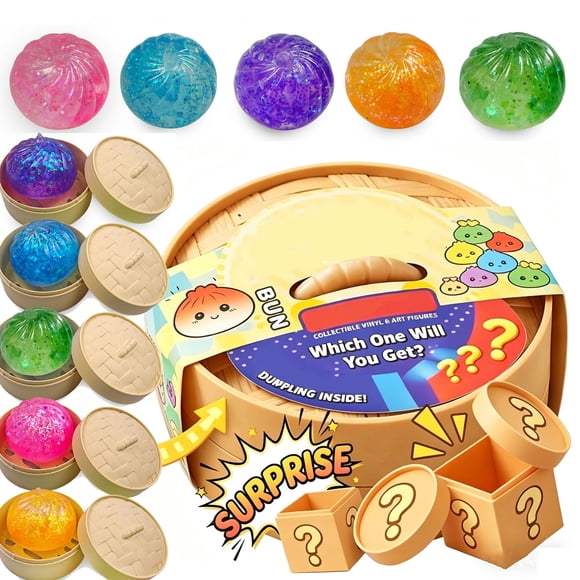 EGNMCR Realistic Simulation Big Bun Stress Relief Toy, Slow Rising Squishy Fidget Toy for Kids and Adults, Soft Silicone Squeeze Toy for Anxiety Relief and Sensory Play, 1 PC