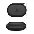 thumbnail image 4 of KZ Étui pour Écouteurs Forme Ovale Boîte de Rangement Sac Portable en Cuir Protection contre la Poussière Accessoires de Rechange, 4 of 8