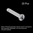 thumbnail image 3 of Unique Bargains M3x25mm Plastic Phillips Machine Screws, PC Flat Head Machine Bolts 25 Pack, 3 of 4