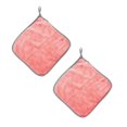 thumbnail image 1 of Oleegame 2PC Ten Dollar Items 1PCS Rag Dish Cloth Water Absorption Thickening Pot Washing Towel Table Home Kitchen Dishcloth Red, 1 of 9