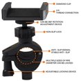 thumbnail image 3 of Baohd Automatic 360 掳 Rotatable Mobile Phone Holder Handlebar Phone Stand For Ring Light DSLR Photography Tripod Camera, 3 of 5